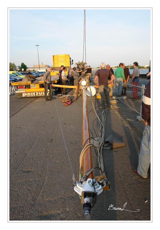 Saint Michel II mise à l'eau et Mâtage