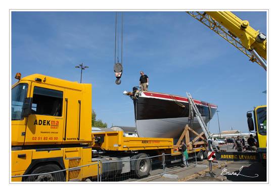 Saint Michel II mise à l'eau et Mâtage