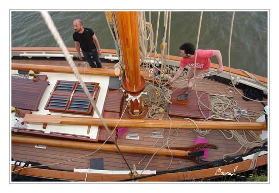 Saint Michel II mise à l'eau et Mâtage