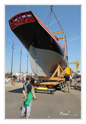 Saint Michel II mise à l'eau et Mâtage