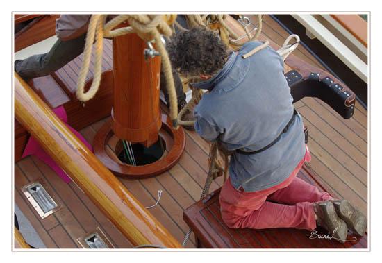 Saint Michel II mise à l'eau et Mâtage