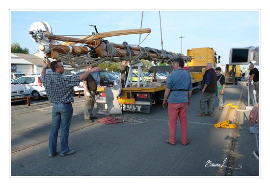 Saint Michel II mise à l'eau et Mâtage