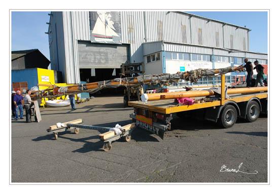 Saint Michel II mise à l'eau et Mâtage