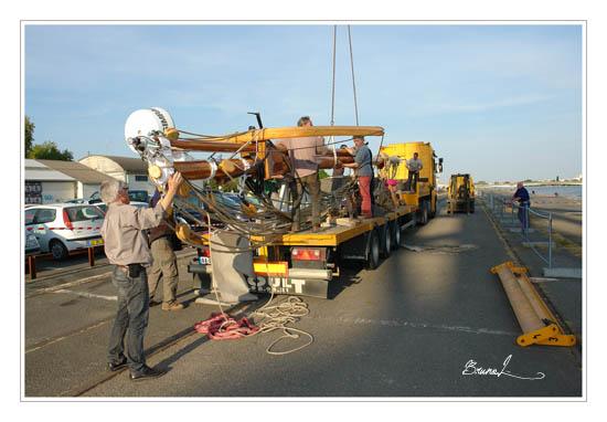 Saint Michel II mise à l'eau et Mâtage