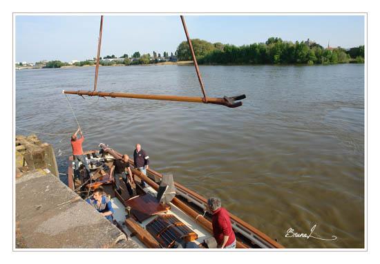 Saint Michel II mise à l'eau et Mâtage
