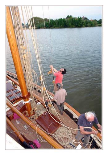 Saint Michel II mise à l'eau et Mâtage