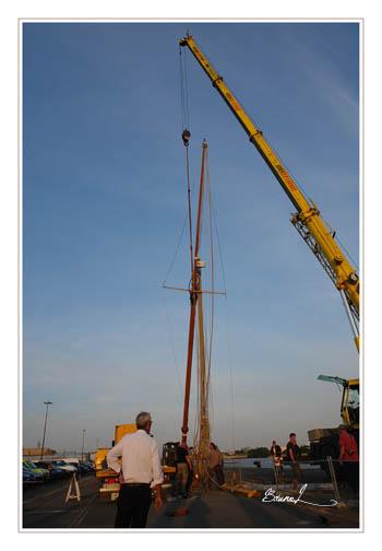 Saint Michel II mise à l'eau et Mâtage