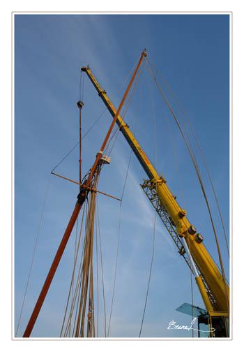 Saint Michel II mise à l'eau et Mâtage