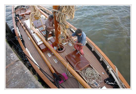 Saint Michel II mise à l'eau et Mâtage