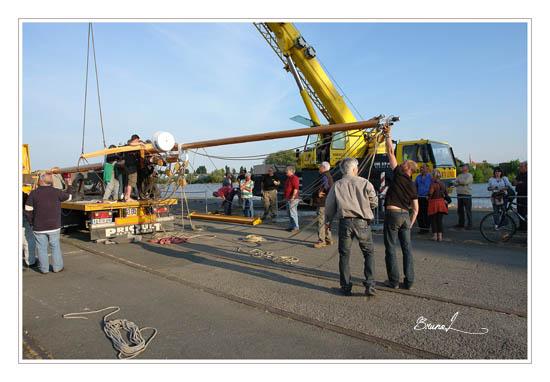 Saint Michel II mise à l'eau et Mâtage