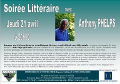 Soirée littéraire avec Anthony PHELPS à Nantes