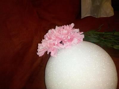 Boules de fleurs: la réaliser pas à pas