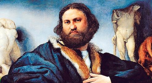 Ritratto di Andrea Odoni, portrait du marchand d'art de Lorenzo Lotto (1527).