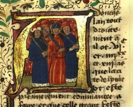 Rennes (35) - Manuscrit du XVe siècle : à découvrir ce soir aux Champs Libres ! Le texte, comme les enluminures, du manuscrit ont traversé les siècles sans souffrir, outre mesure, de l’usure du temps.