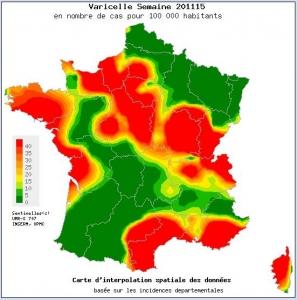 VARICELLE: C’est la “saison”, 13 régions sont touchées en France – Sentinelles