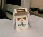 vidéo paquet cigarettes marlboro decepticon transformers robot stop motion