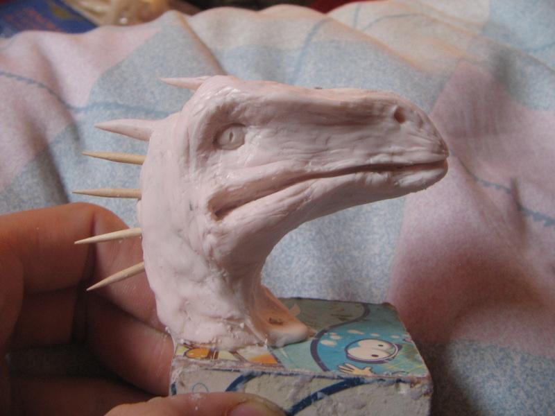 [Sculpture - WIP] Dragon raptor