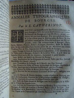 De la documentation et des ouvrages de bibliophilie