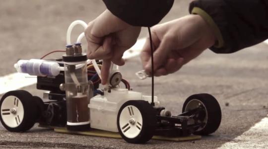 dAlH2Orean 01 Une petite Delorean qui fonctionne à lAluminium