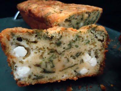 CAKE A LA FETA ET AUX HERBES