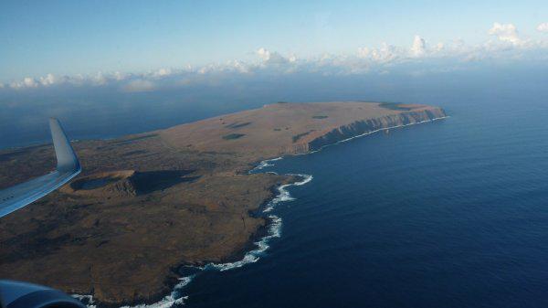 Poike & Rano Raraku - vue aérienne 