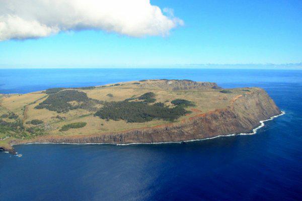 Rano Kau - vue aérienne (22/10/2010) - 1