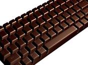 clavier chocolat pour Pacques