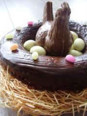 Nid de Pâques au chocolat rapide