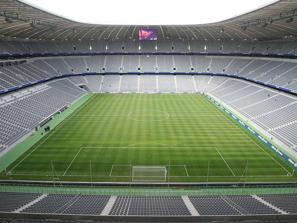 Allianz Arena, un stade impressionnant.
