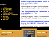 États-Unis Sunbury Press instaure prix pour ebooks
