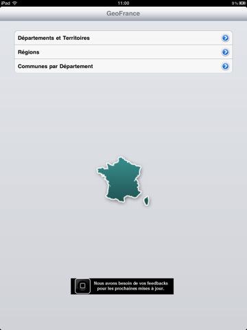 GeoFrance : App. Gratuites pour iPad !