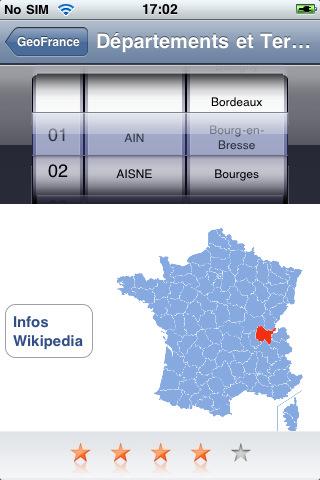 GeoFrance : App. Gratuites pour iPad !