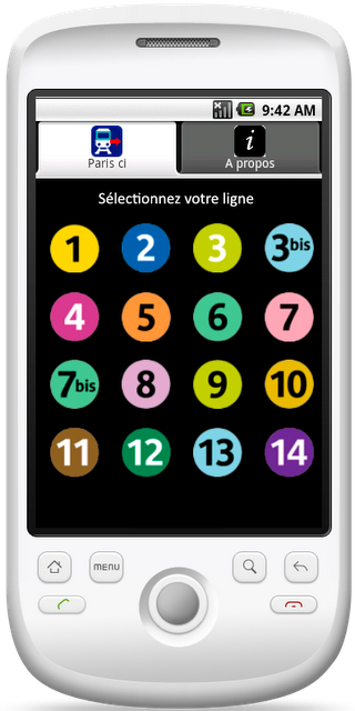 Paris ci la sortie sur Android
