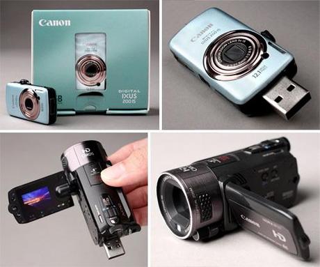 canon flashdrives Des miniatures Canon
