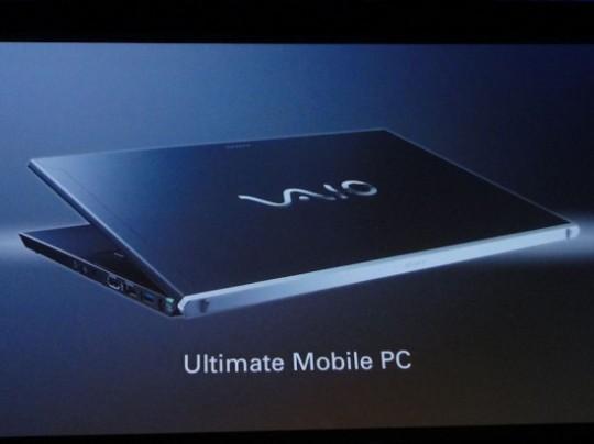 ultra mobile sony 550x412 1 540x404 Une tablette hybride Vaio chez Sony ?