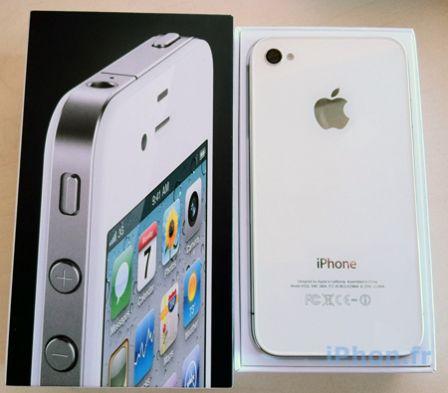 L’iPhone 4 blanc est enfin commercialisé en France dans les boutiques