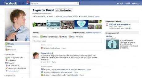 Un bel exemple de CV interactif: celui d’Augustin Duval