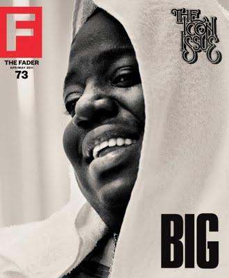 Biggie en couverture de Fader : Icon Issue