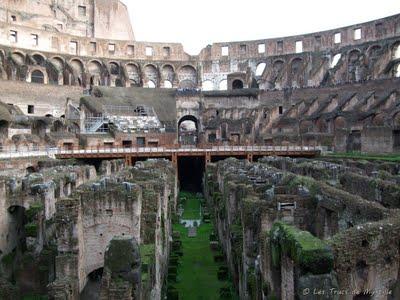 Les dessous du Colisée (Rome)