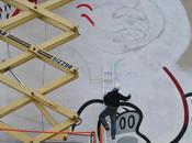 Flying Fortress Swanky Graffiti wall