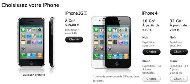 l’iPhone 4 blanc est la !
