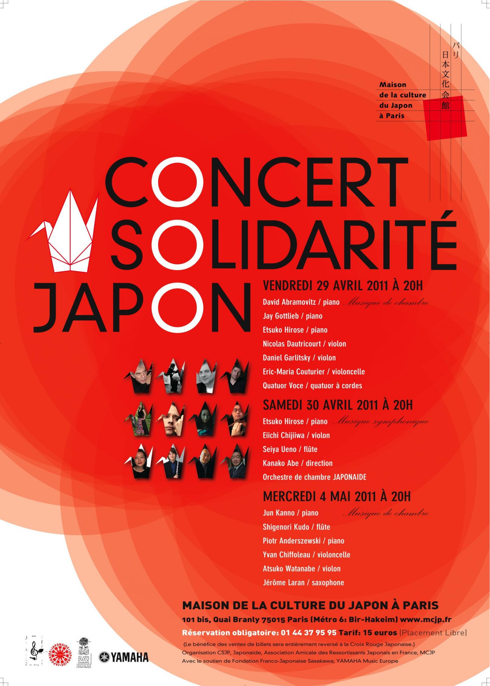 Concert Solidarité Japon