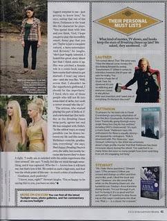 Scan of EW - Twilight: Breaking Dawn: Exclusive New Pics + scans