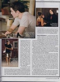 Scan of EW - Twilight: Breaking Dawn: Exclusive New Pics + scans