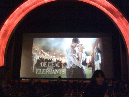 direct Grand pour l'avant-première film l'Eau Eléphants
