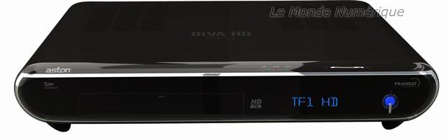 Nouveau récepteur pour la TNT par satellite Aston Diva HD Premium