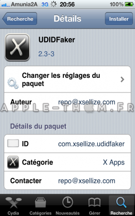 UDID Faker [v 2.3-3]: changer l’UDID de votre iPhone et ainsi utiliser celui d’une autre personne .