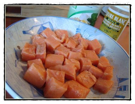 Nage de saumon au fenouil