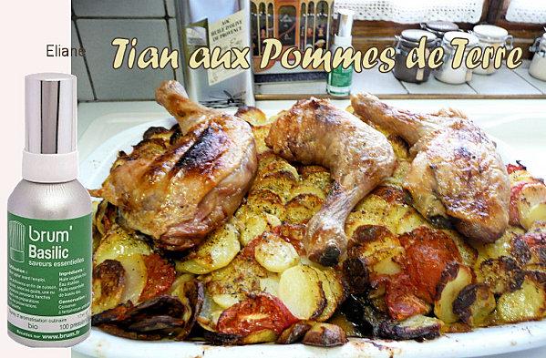 tian de pommes de terre poulet 2