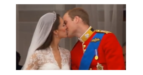Le baiser de Kate et William en vidéo